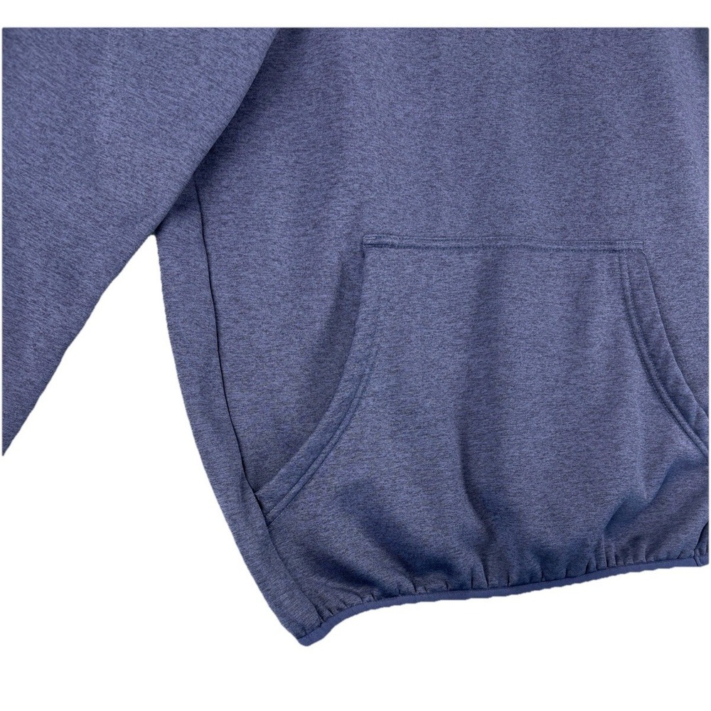 Huk Fishing Hoodie Heather Blue Performance Fleece Pullover Sweatshirt Outdoor S - Picture 4 of 12